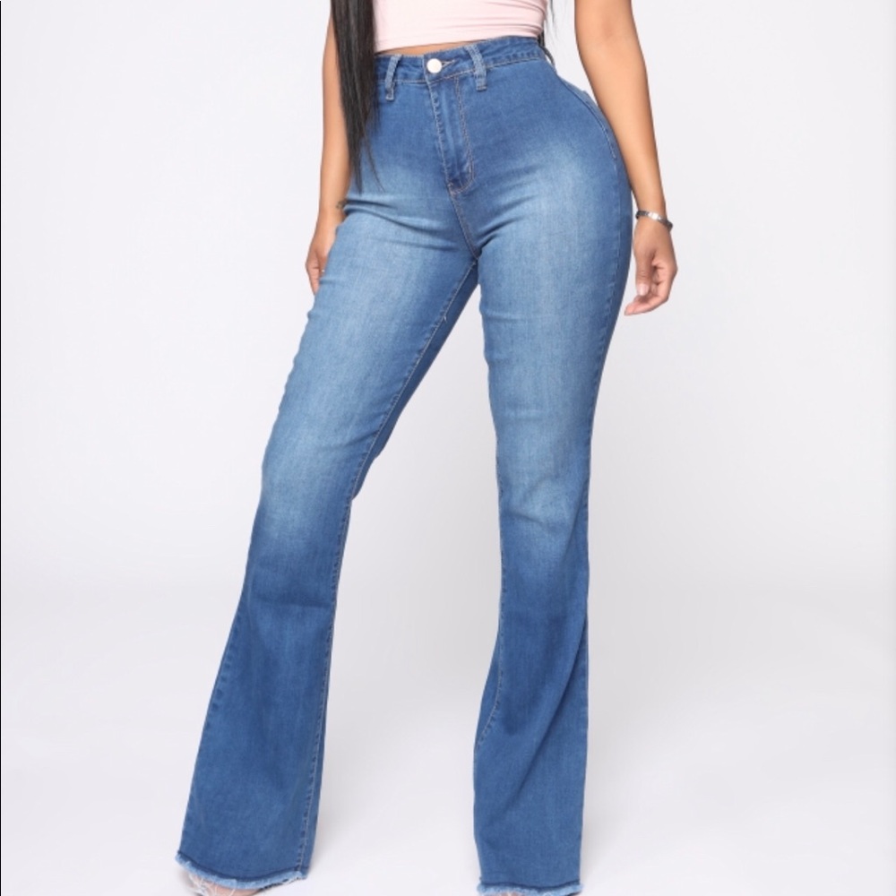 Valentina high rise flare jeans